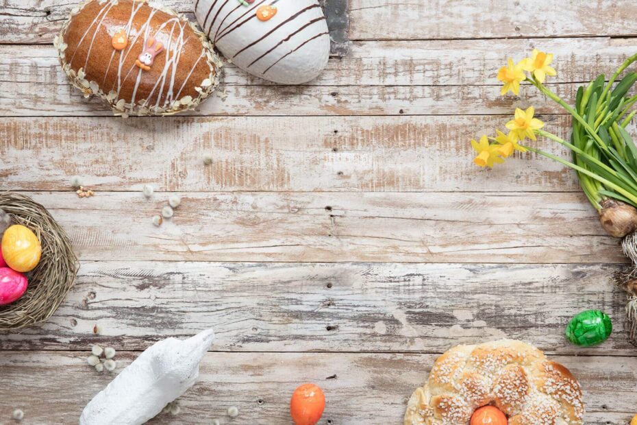 Ostern, Osterlamm, Ostereier, Mandelsand Ei, Osterglocken, Butterkranz, Bäckerei Schmitz & Nittenwilm, Osterfrühstück