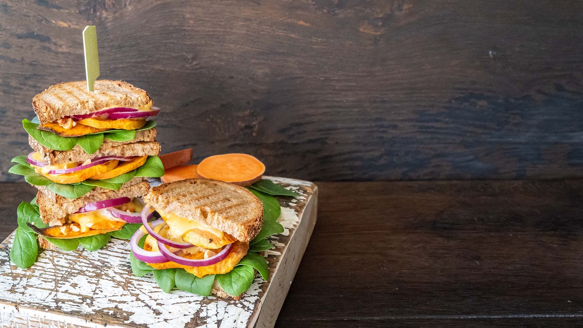 Rezept: Süßkartoffel Mayo Sandwich