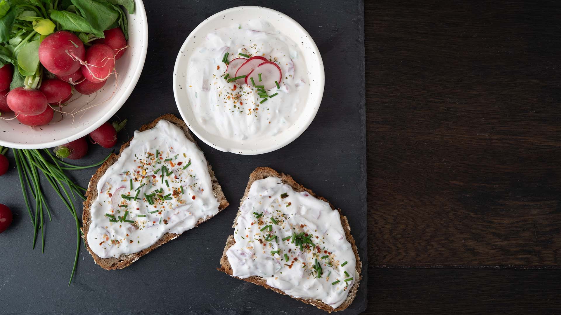 Rezept: Frühlingsaufstrich mit Radieschen