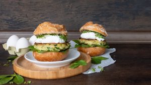 Rezept: Kartoffel-Spinat Burger