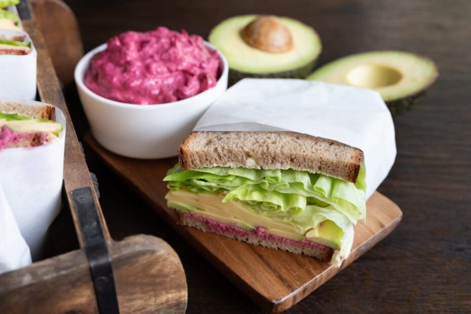 Powersandwich mit Rote Bete Aufstrich