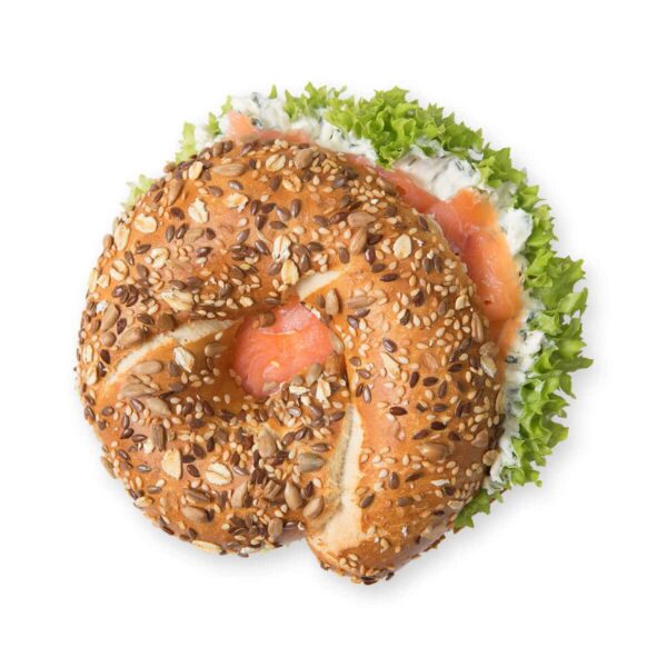 Bagel mit Lachs